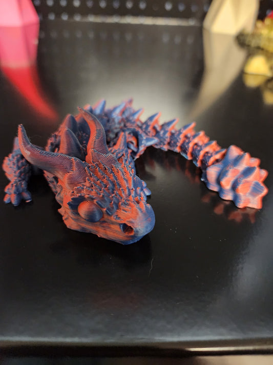 Spiked Tail Keychain dragon